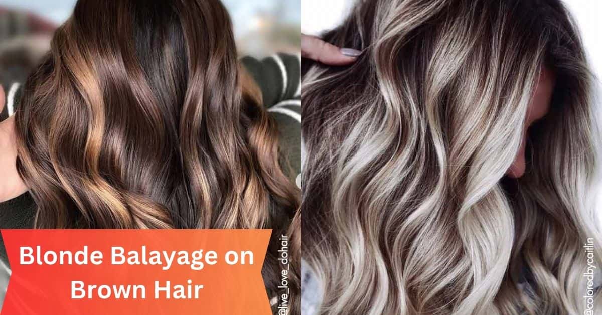 Blonde Balayage on Brown Hair